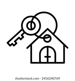 Key Vector Line Icon Design
