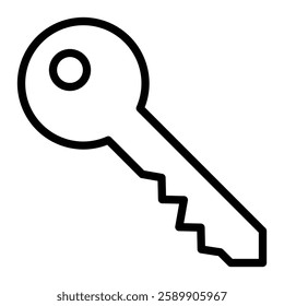 Key Vector Line Icon Design For Personal And Commercial Use