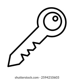 Key Vector Line Icon Design