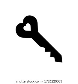 vector de clave en un fondo blanco.Eps 10