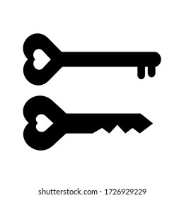 key vector on a white background.Eps 10
