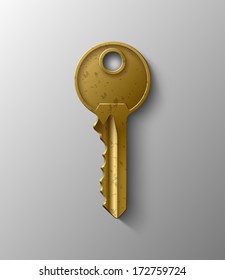 Key, Vector Realistic Object 