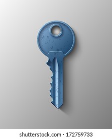 Key, Vector realistic object 