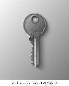 Key, Vector realistic object 