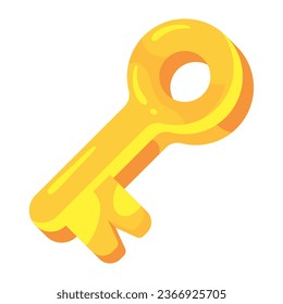 key video game cartoon isolated icon