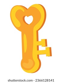 key video game heart isolated icon