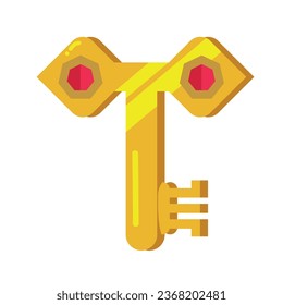 key video game illustration vector isolated