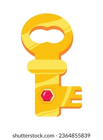 key video game isolated icon