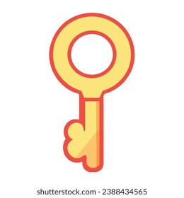 key video game isolated illustration