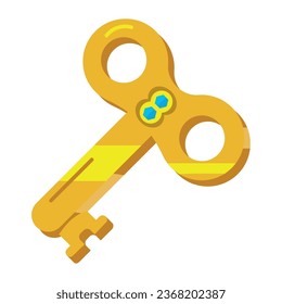 videojuego clave con vector joyas aislado