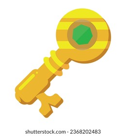 key video game vector isolated
