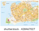key west road map with road names, florida, united states