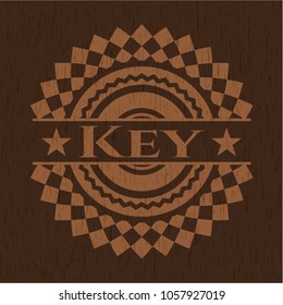 Key wooden emblem