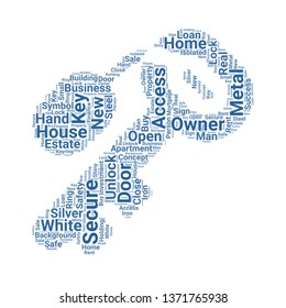 key word cloud. tag cloud about key