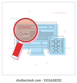 Key wording, SEO key wording process, keyword research