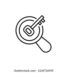 Key Words Icon In Vector. Logotype