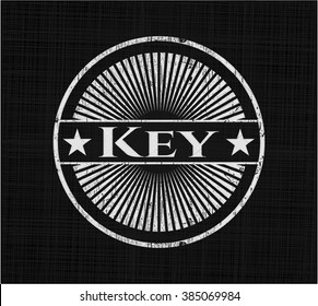 Key written on a blackboard