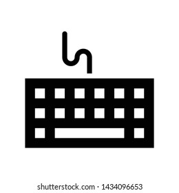 keyboard accessories icon or logo. Perfect use for website, app, pattern, design, etc.