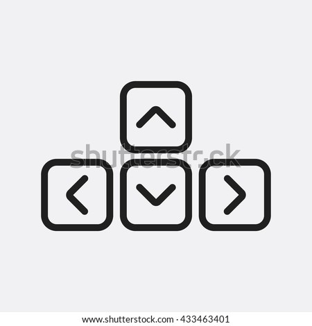 Keyboard arrows Icon