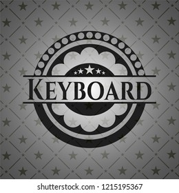 Keyboard black badge