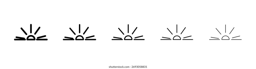 Keyboard brightness icon for mobile concept and web design.