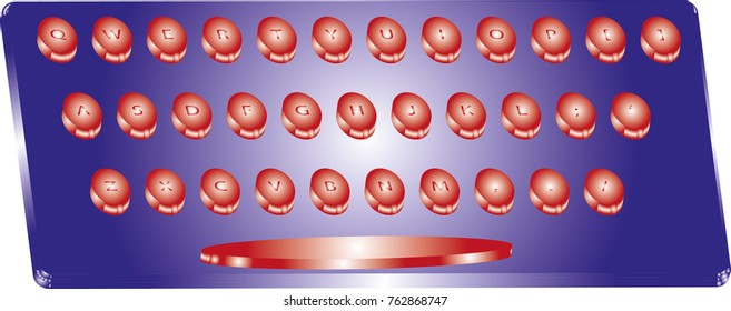 
keyboard 
buttons write