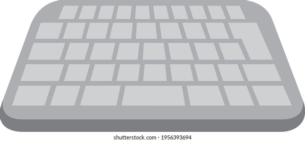 Icono de ilustración de caracteres de teclado