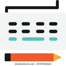 Keyboard Computer Device Icon Vector Flat Illustration