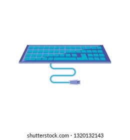 keyboard computer isolated icon