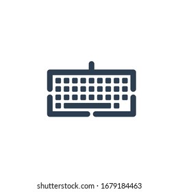 keyboard computer technology icon outline 