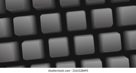 Keyboard computer vector background. Web device keypad laptop button illustration.