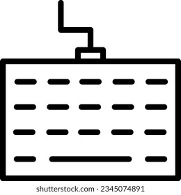 Keyboard Computers Device Outline Icon