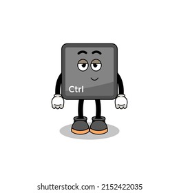 keyboard control button cartoon couple with shy pose , character design