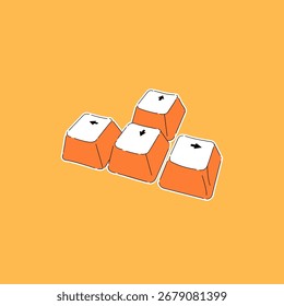 keyboard design arrow and esc keys