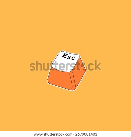 keyboard design arrow and esc keys