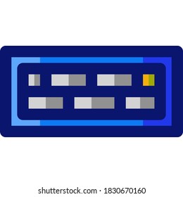 un diseño de teclado pequeño y sencillo