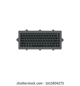 keyboard, destop or laptop, illustration vector.