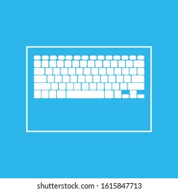 keyboard, destop or laptop, illustration vector.
