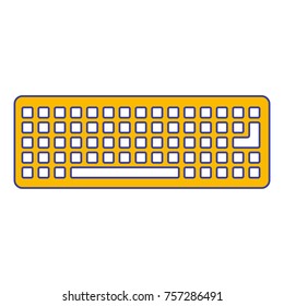 keyboard device digital equipment top view