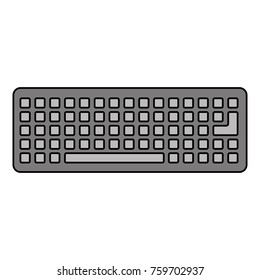 keyboard device digital equipment top view