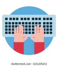 
A keyboard device for typing on computer 
