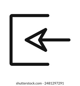 Keyboard Enter Key Icon for Digital Input