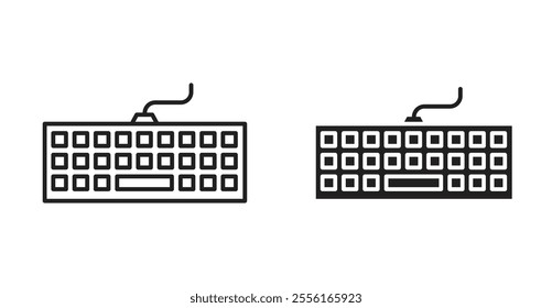 Keyboard Filled flat icons set for apps and web ui designs.