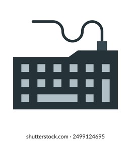 Keyboard Flat Icon Design For Personal nad Commercial Use