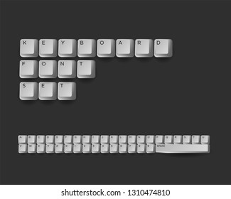 Keyboard font set