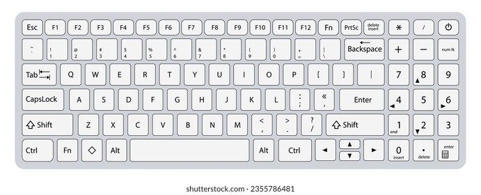 Keyboard full size Vector Art, Icons, and Graphics