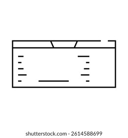 keyboard gaming pc line icon vector. keyboard gaming pc sign. isolated contour symbol black illustration