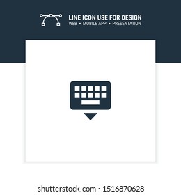 keyboard hide icon design vector illustration