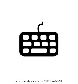 keyboard icon. application icon. perfect for logo, website, application, presentation and more product. icon design solid style