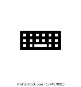 icono de teclado. icono de aplicación. perfecto para sitio web, aplicación, interfaz, logotipo, fondo y plantilla de presentación. estilo de línea de diseño de iconos